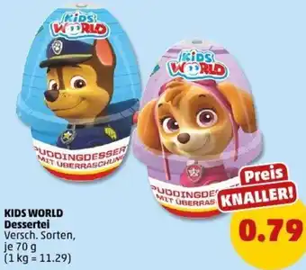 PENNY KIDS WORLD Dessertei Angebot