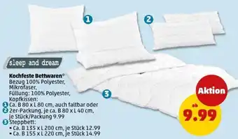 PENNY Kochfeste Bettwaren Angebot