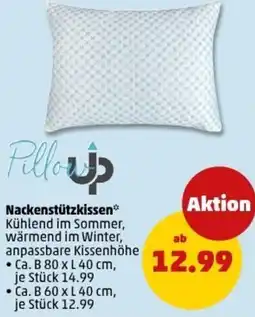 PENNY Pillow Up Nackenstützkissen Angebot