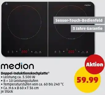 PENNY Medion Doppel-Induktionskochplatte Angebot