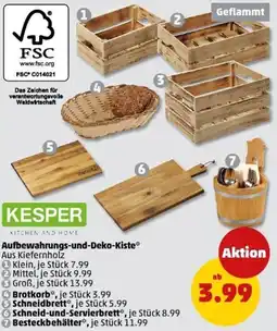 PENNY KESPER Aufbewahrungs-und Deko-Kiste Angebot