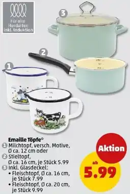 PENNY Emaille Töpfe Angebot