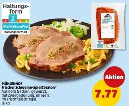PENNY MÜHLENHOF Frischer Schweine-Spießbraten Angebot