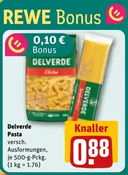 REWE Delverde Pasta Angebot