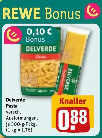 REWE Delverde Pasta Angebot