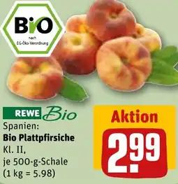 REWE Bio Plattpfirsiche Angebot