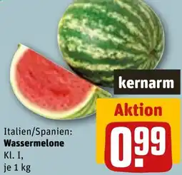 REWE Wassermelone Angebot