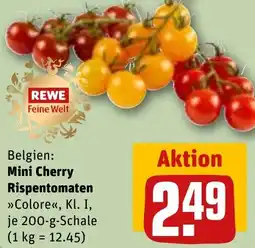 REWE Mini Cherry Rispentomaten Angebot