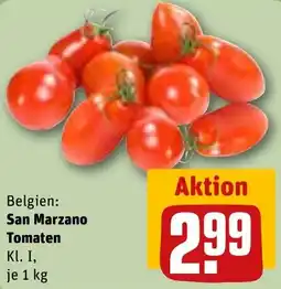 REWE San Marzano Tomaten Angebot