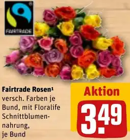 REWE Fairtrade Rosen Angebot