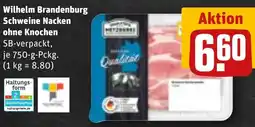 REWE Wilhelm Brandenburg Schweine Nacken ohne Knochen Angebot
