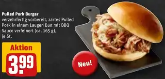 REWE Pulled Pork Burger Angebot