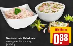 REWE Wurstsalat oder Fleischsalat Angebot