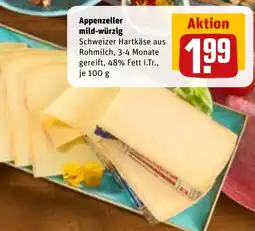 REWE Appenzeller mild-würzig Angebot