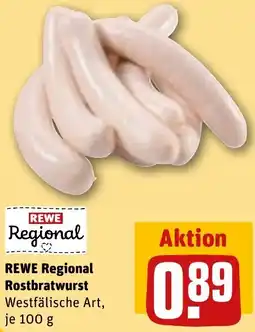 REWE REWE Regional Rostbratwurst Angebot