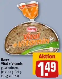 REWE Harry Vital + Vitamin Angebot