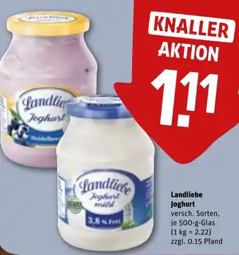 REWE Landliebe Joghurt Angebot