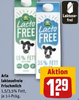 REWE Arla laktosefreie Frischmilch Angebot
