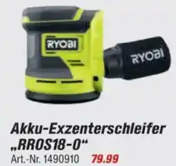 toom Baumarkt RYOBI ONE + Akku-Exzenterschleifer „RROS18-0" Angebot