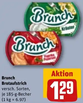 REWE Brunch Brotaufstrich Angebot