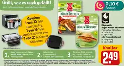 REWE Rügenwalder Vegane Mühlen BBQ-Filets oder Vegane Bratwurst Angebot