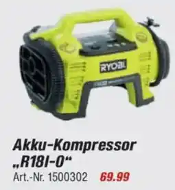 toom Baumarkt RYOBI ONE + Akku-Kompressor „,R181-0" Angebot
