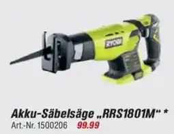 toom Baumarkt RYOBI ONE + Akku-Säbelsäge „,RRS1801M" Angebot