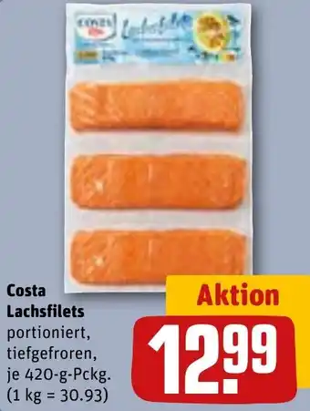 REWE Costa Lachsfilets Angebot
