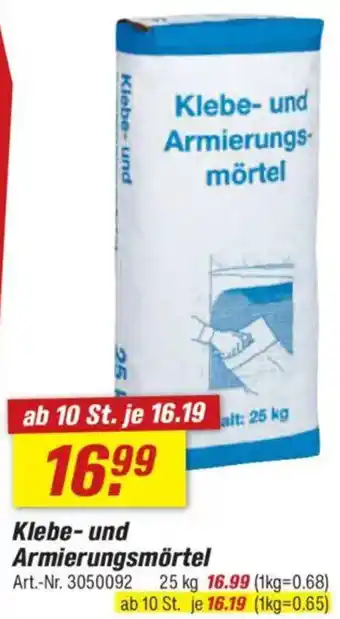 toom Baumarkt Klebe- und Armierungsmörtel Angebot