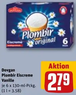 REWE Dovgan Plombir Eiscreme Vanille Angebot