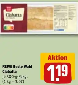 REWE REWE Beste Wahl Ciabatta Angebot