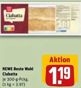 REWE REWE Beste Wahl Ciabatta Angebot