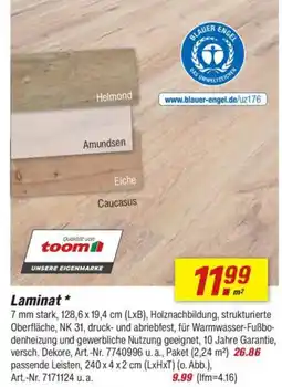 toom Baumarkt Laminat Angebot
