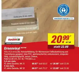 toom Baumarkt Greenvinyl Angebot