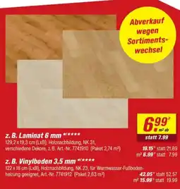 toom Baumarkt Laminat 6 mm Angebot