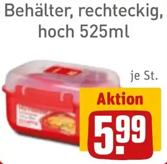 REWE Behälter, rechteckig, hoch Angebot