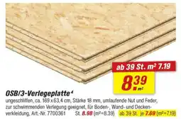 toom Baumarkt OSB/3-Verlegeplatte Angebot