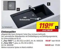 toom Baumarkt Einbauspülen Angebot