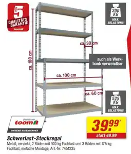 toom Baumarkt Schwerlast-Steckregal Angebot