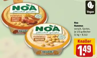 REWE Noa Hummus Angebot