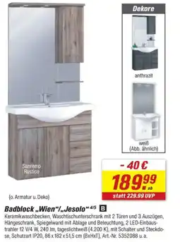 toom Baumarkt Badblock,,Wien"/,,Jesolo" Angebot