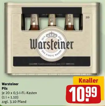 REWE Warsteiner Pils Angebot