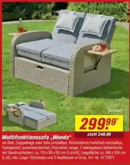 toom Baumarkt Multifunktionssofa „Wanda" Angebot