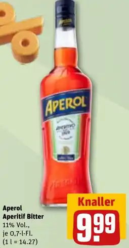 REWE Aperol Aperitif Bitter Angebot