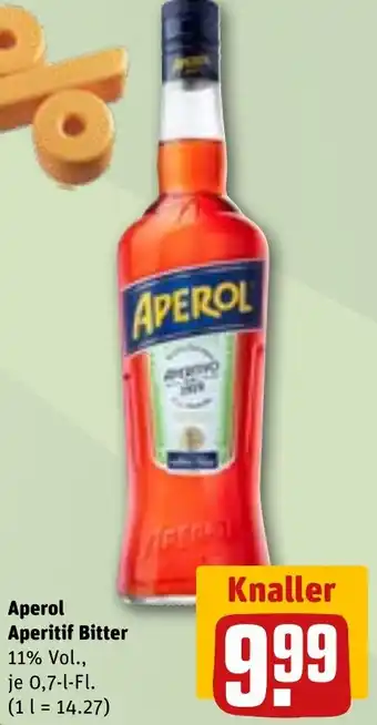 REWE Aperol Aperitif Bitter Angebot