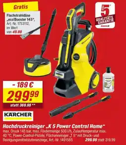 toom Baumarkt KÄRCHER Hochdruckreiniger,,K 5 Power Control Home" Angebot