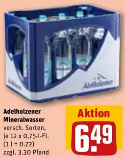 REWE Adelholzener Mineralwasser Angebot