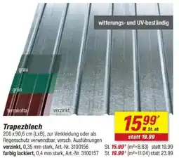 toom Baumarkt Trapezblech Angebot