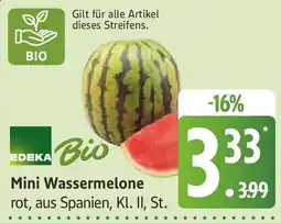 Marktkauf EDEKA Bio Mini Wassermelone Angebot