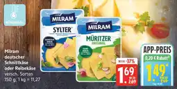 Marktkauf Milram deutscher Schnittkäse oder Reibekäse Angebot